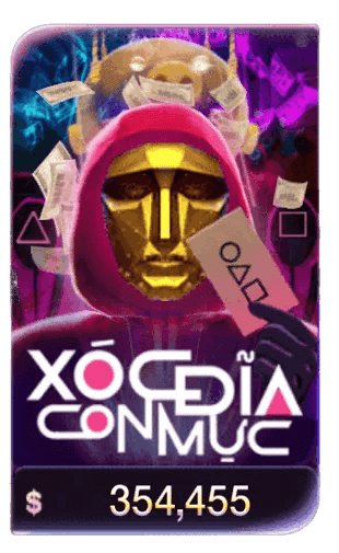 xóc dĩa con mực